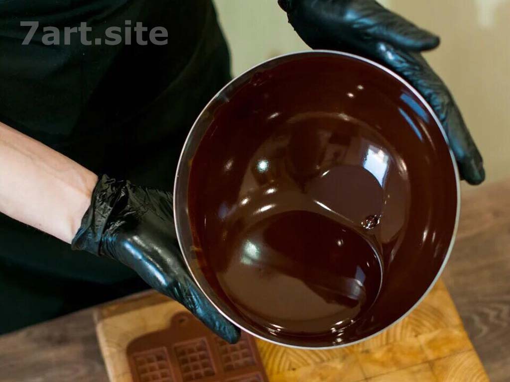 Готовый горячий шоколад